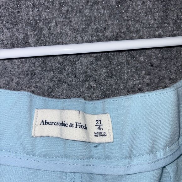 Abercrombie & Fitch Light Blue Wide-Leg Pants - Picture 3 of 10